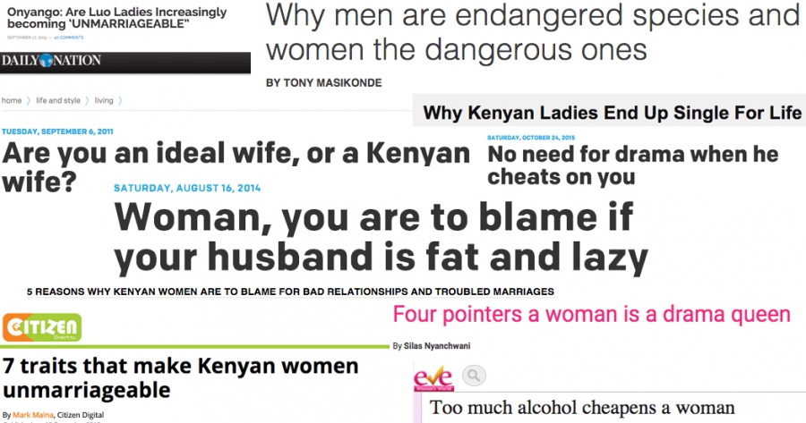 Recent headlines in Kenyan media. Recent headlines in Kenyan media.